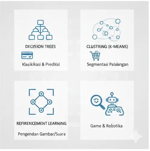 Algoritma AI yang Paling Populer dan Penggunaannya